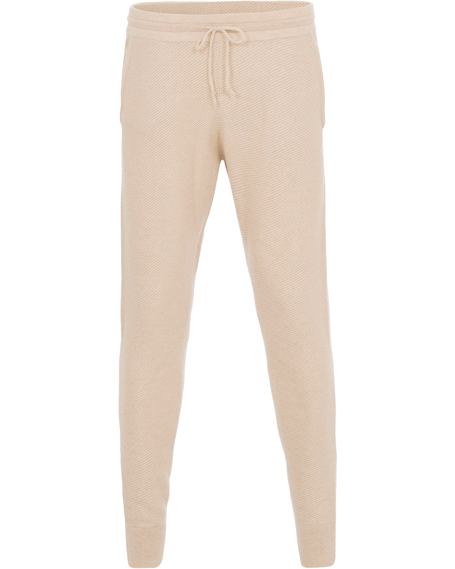 Herre | Bukser | Soft Goat | Cashmere Pants Beige