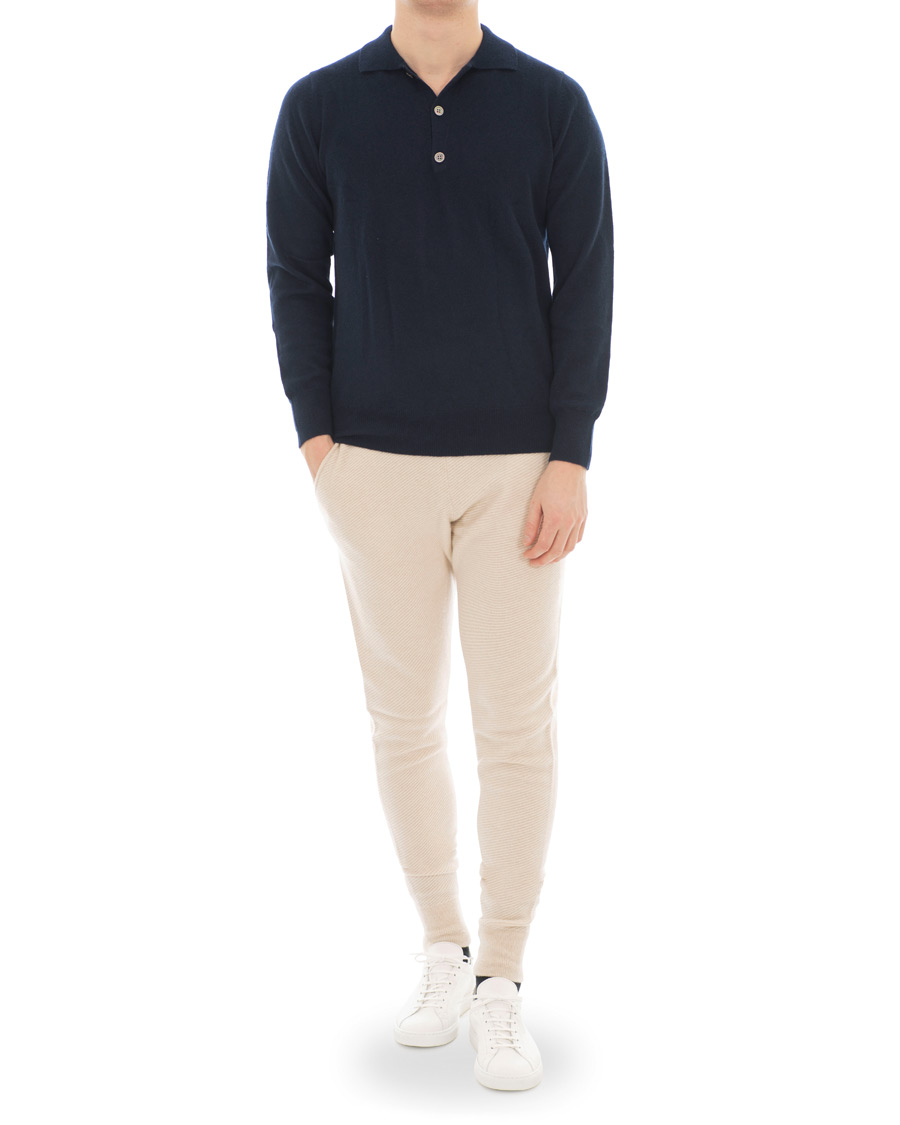 Herre | Bukser | Soft Goat | Cashmere Pants Beige