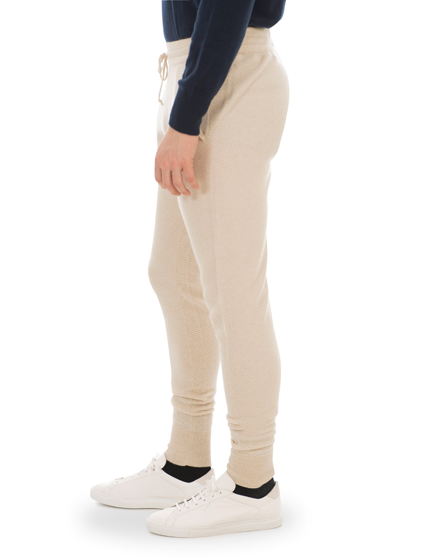 Herre | Bukser | Soft Goat | Cashmere Pants Beige