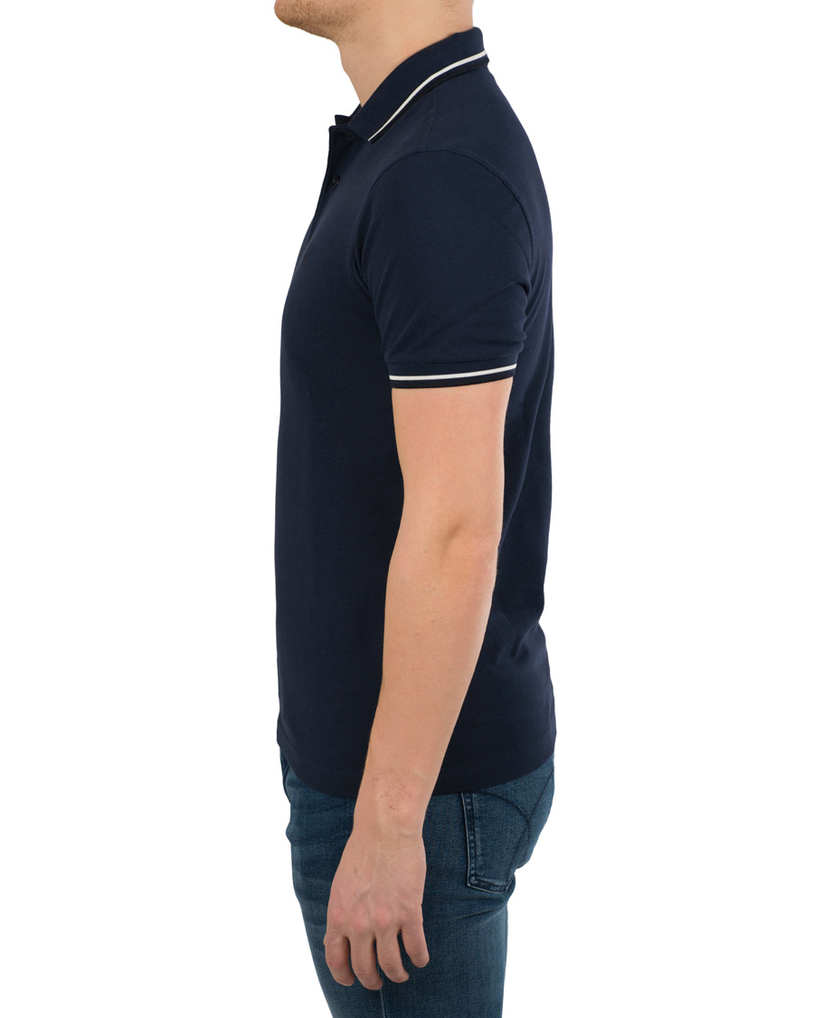 Herre | Pikéer | Fred Perry | Twin Tip Polo Carbon Blue