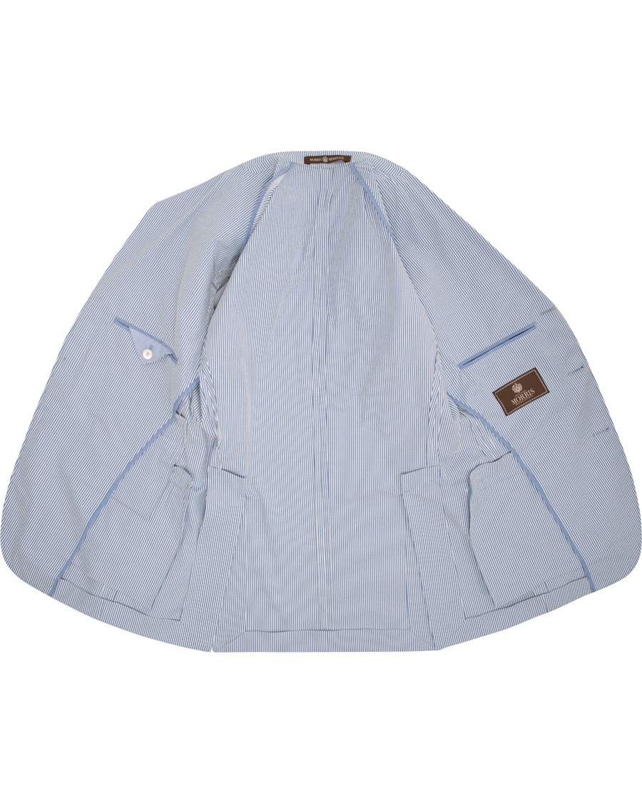 Herre | Dressjakker | Morris Heritage | John Dandy Stripe Suit Blazer Light Blue