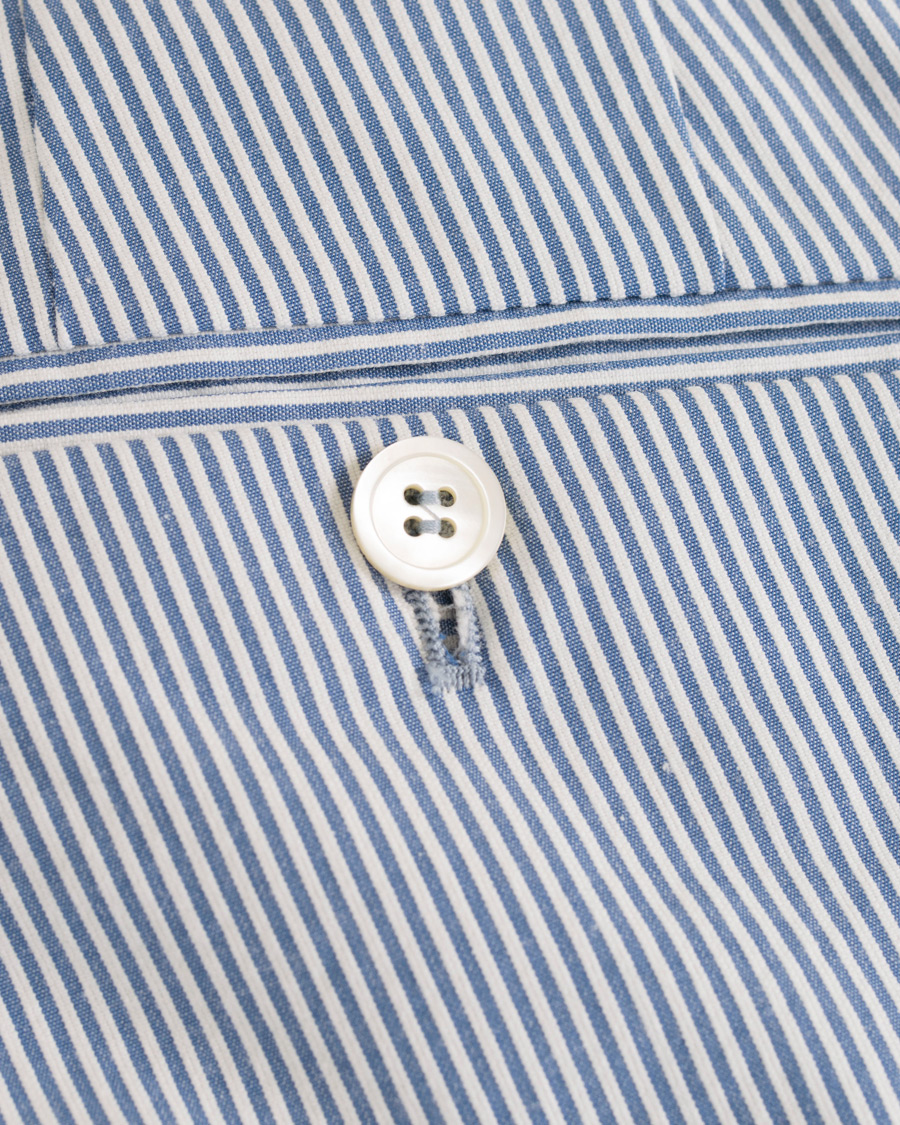 Herre | Bukser | Morris Heritage | Fred Dandy Stripe Suit Trousers Light Blue