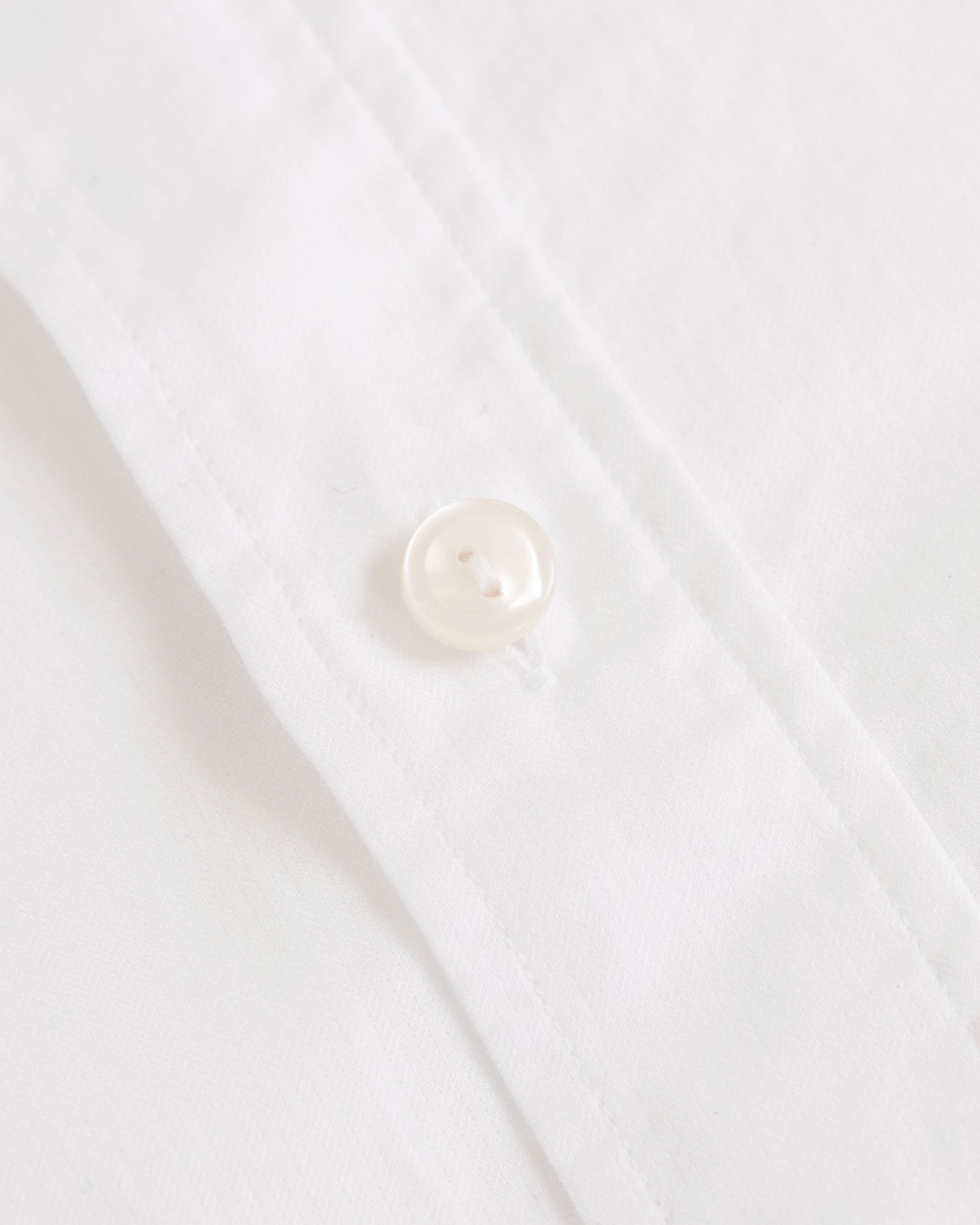 Herre | Skjorter | Eton | Slim Fit Cotton/Silk Shirt White