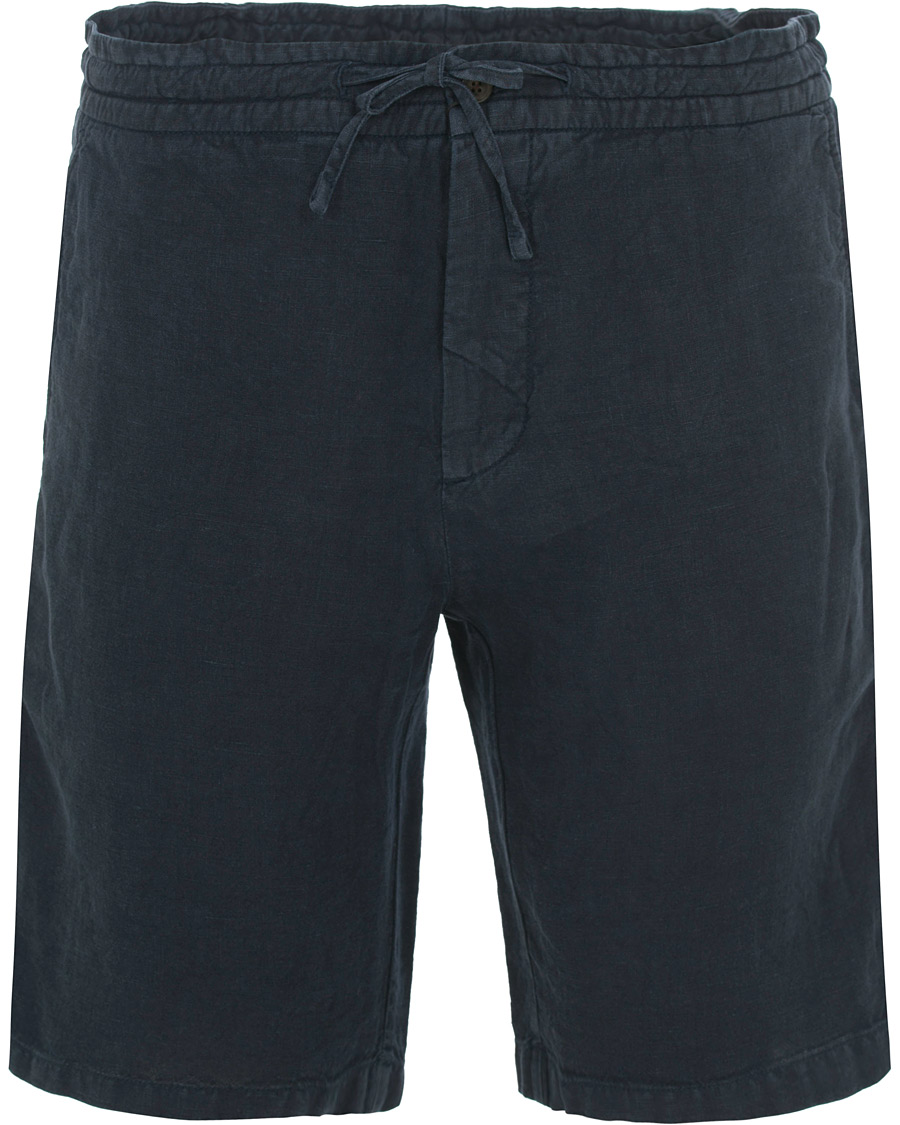 Herre | Shorts | NN07 | Emil Draw String Linnen Shorts Navy