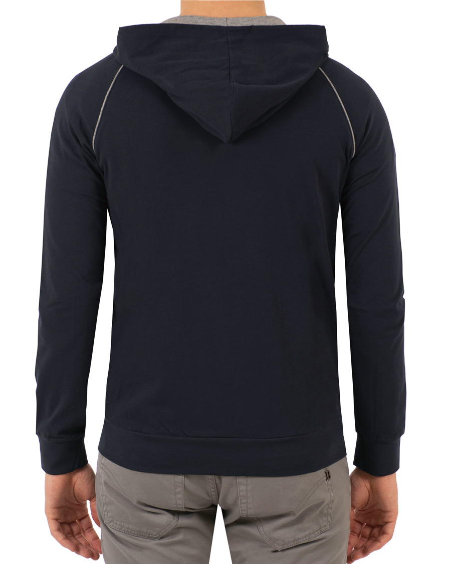 Herre | Gensere | BOSS BLACK | BOSS Loungewear Full Zip Hoodie Navy