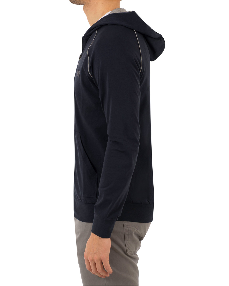 Herre | Gensere | BOSS BLACK | BOSS Loungewear Full Zip Hoodie Navy