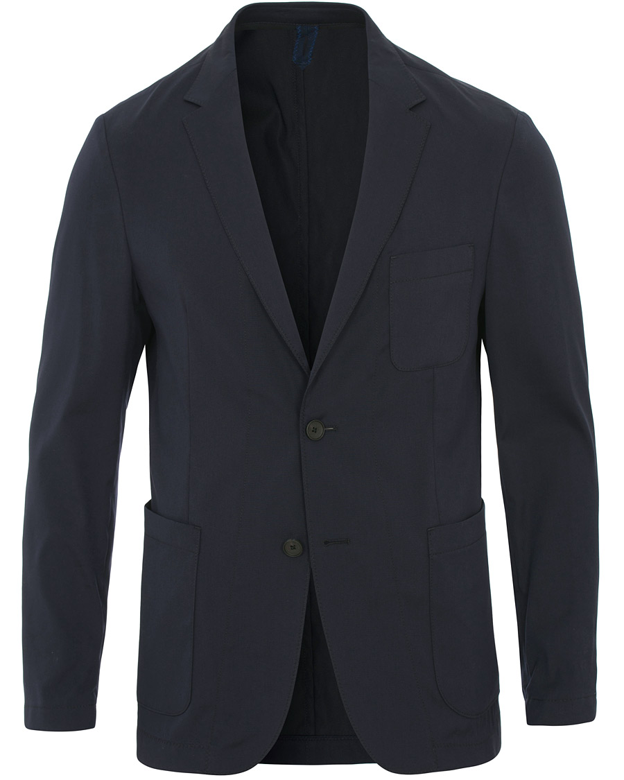 Herre | Dressjakker | BOSS BLACK | BOSS Noswen Cotton Stretch Tailoring Blazer Navy