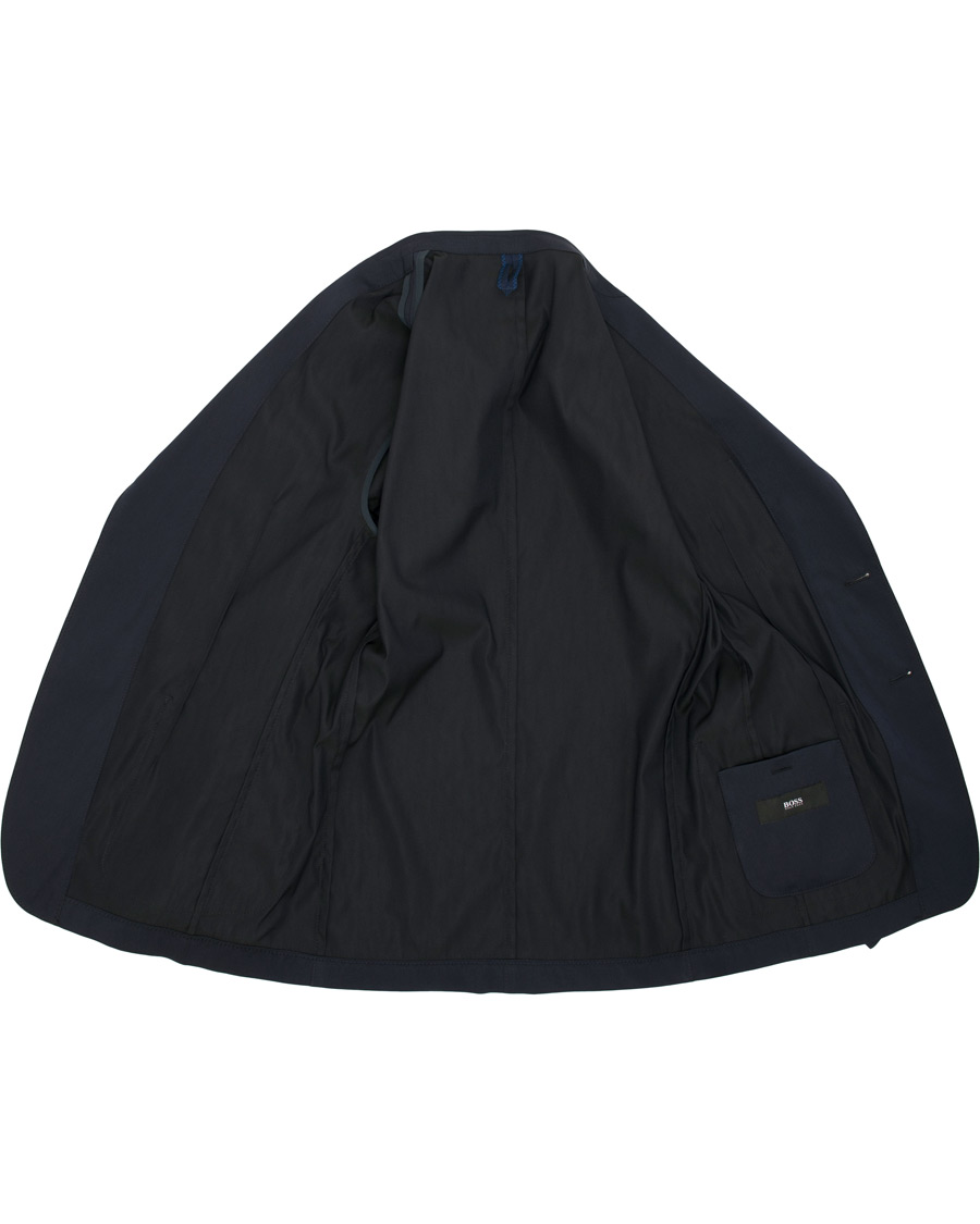 Herre | Dressjakker | BOSS BLACK | BOSS Noswen Cotton Stretch Tailoring Blazer Navy