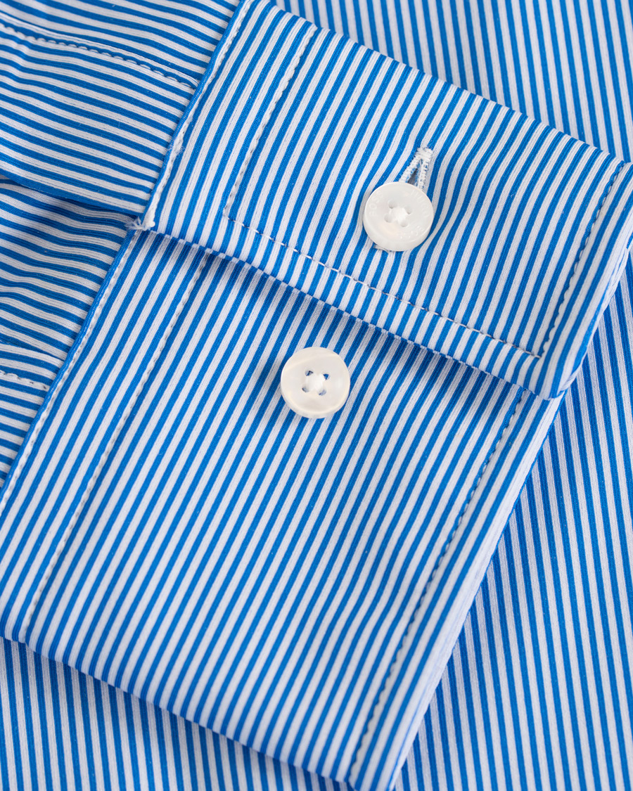 Herre | Skjorter | BOSS BLACK | BOSS Jenno Slim Fit Super Stretch Shirt White/Blue