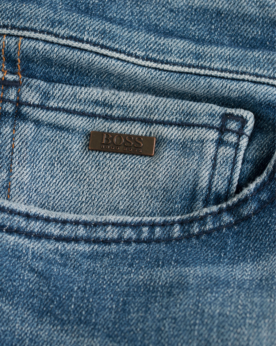 Herre | Jeans | BOSS ORANGE | BOSS Casual Maine Regular Fit Stretch Jeans Bright Blue