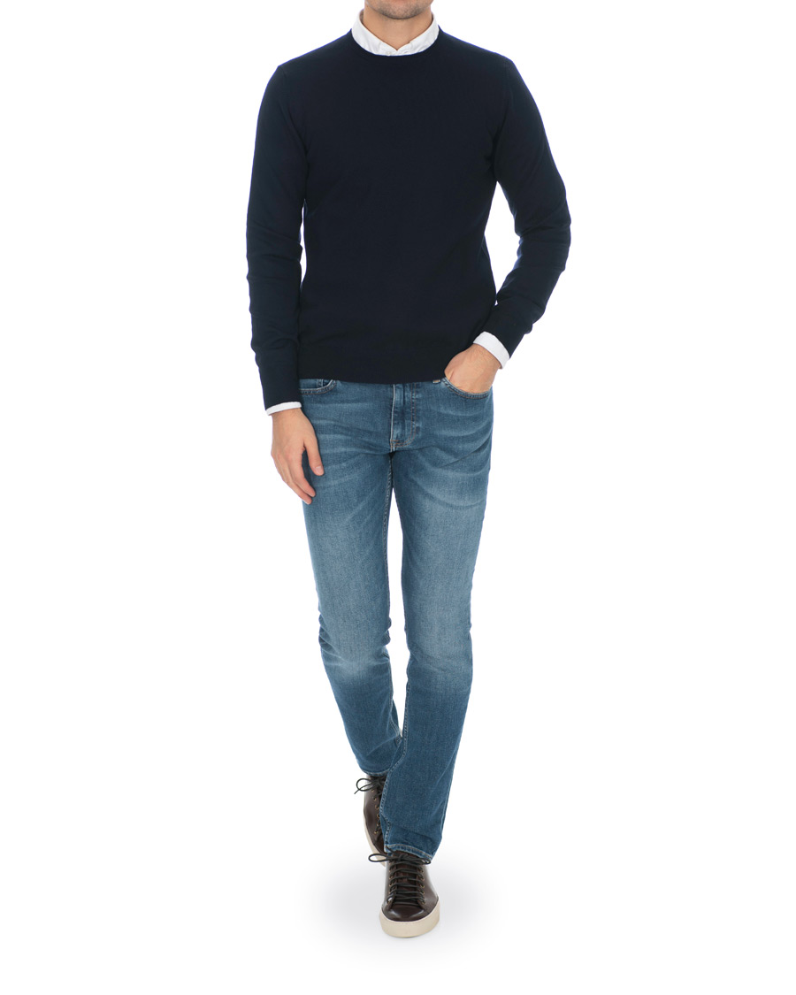 Herre | Jeans | BOSS ORANGE | BOSS Casual Delaware Slim Fit Stretch Jeans Aqua Blue