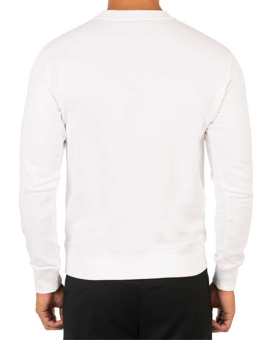Herre | Gensere | Calvin Klein Jeans | Monogram Chest Logo Crew Neck Sweatshirt Bright White