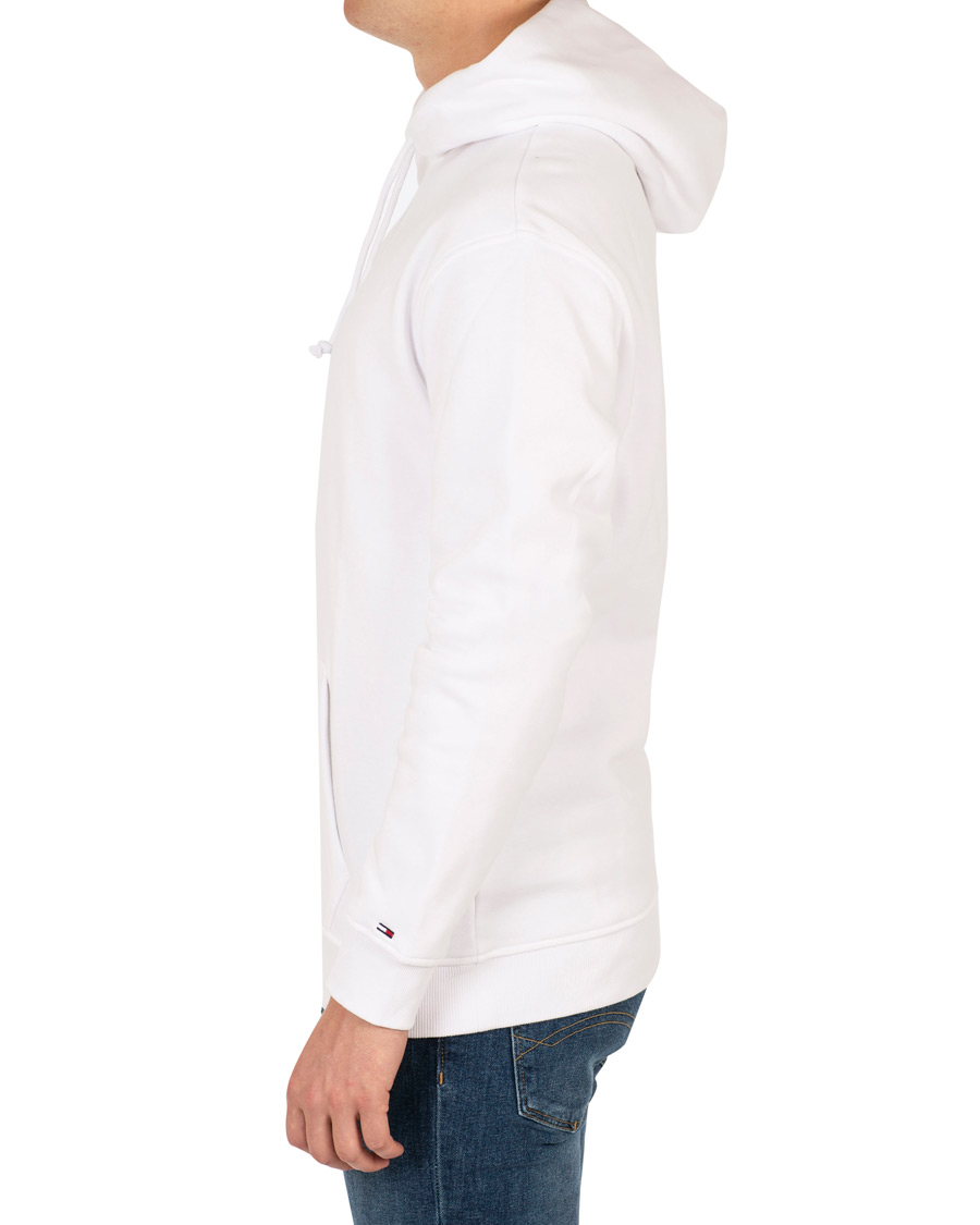 Herre | Gensere | Tommy Jeans | Corp Logo Hoodie White