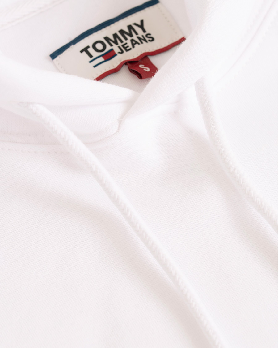 Herre | Gensere | Tommy Jeans | Corp Logo Hoodie White