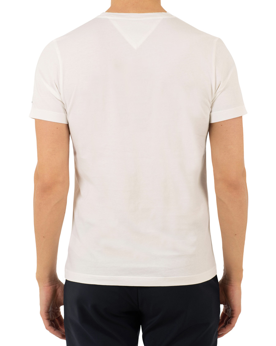 Herre | T-Shirts | Tommy Hilfiger | Floral Logo Graphic Tee Snow White