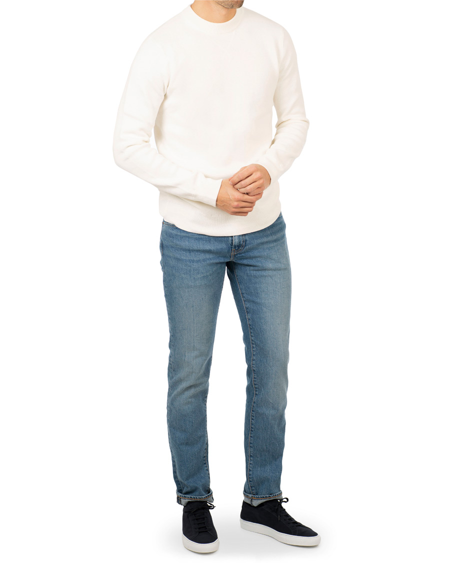 Herre | Gensere | A Day's March | Milano Knit Sweater Off White