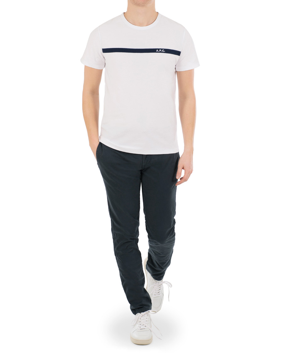 Herre | T-Shirts | A.P.C. | Logo Crew Neck Tee White