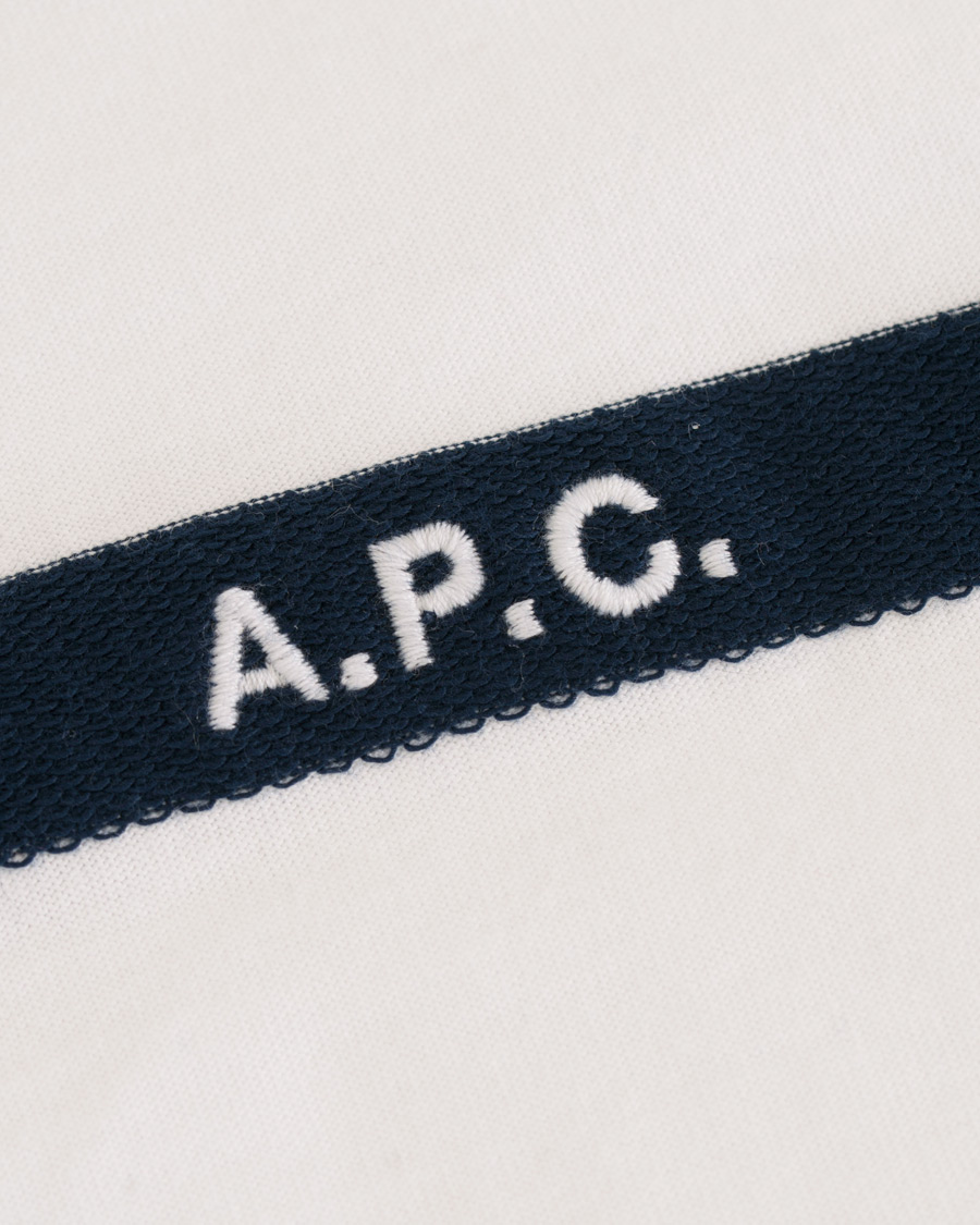 Herre | T-Shirts | A.P.C. | Logo Crew Neck Tee White