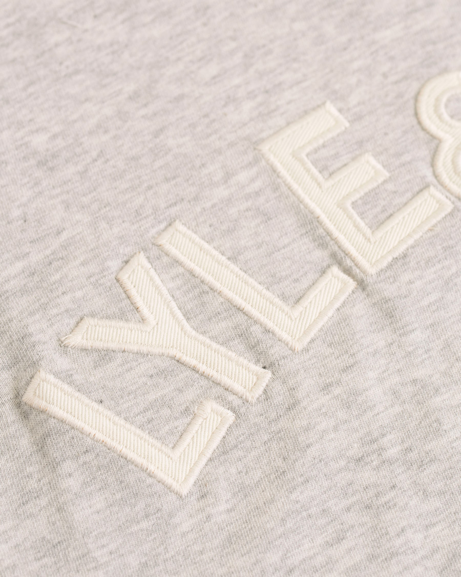 Herre | T-Shirts | Lyle & Scott | Logo Crew Neck Tee Light Grey Marl