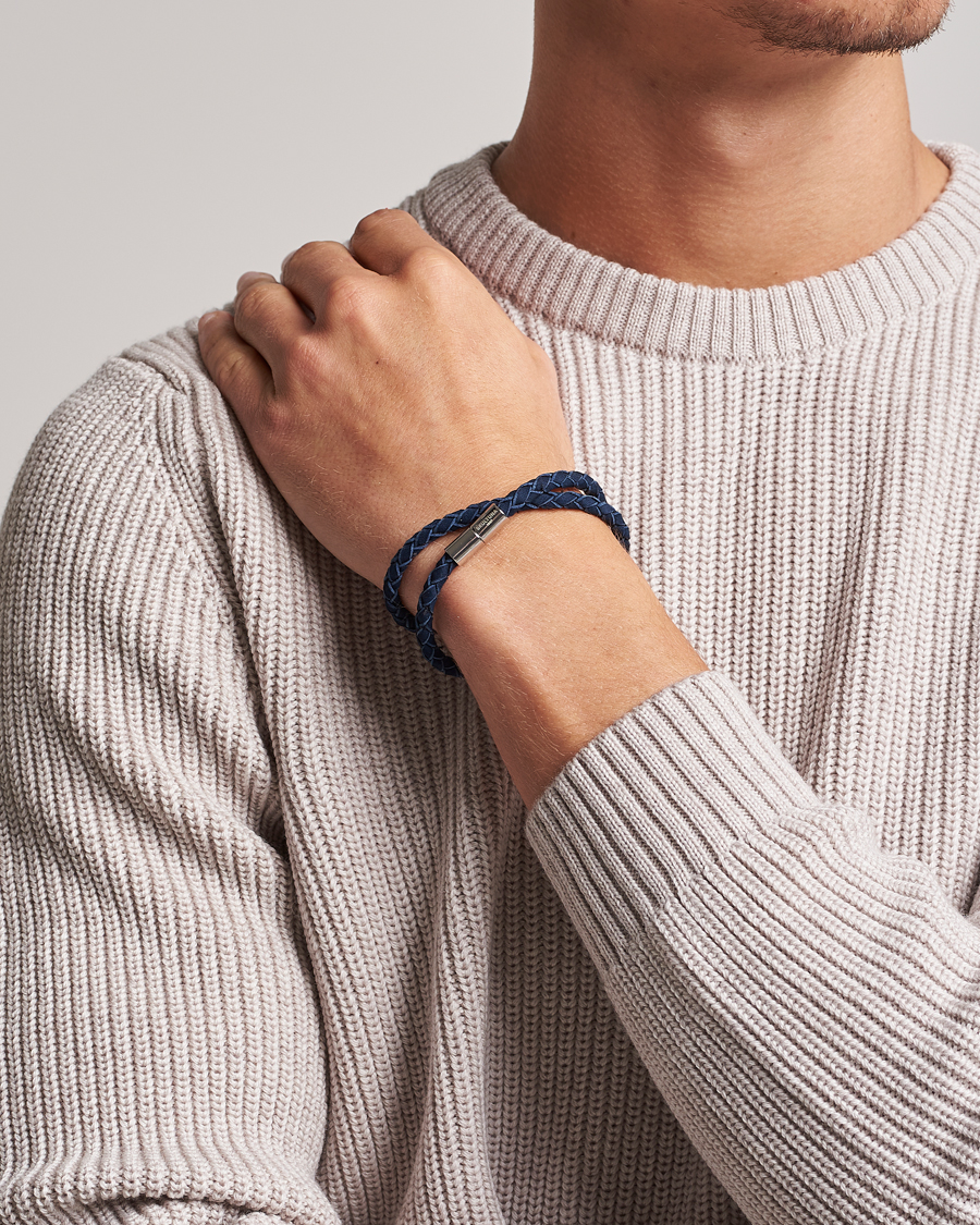 Herre | Armbånd | Skultuna | The Suede Bracelet Blue