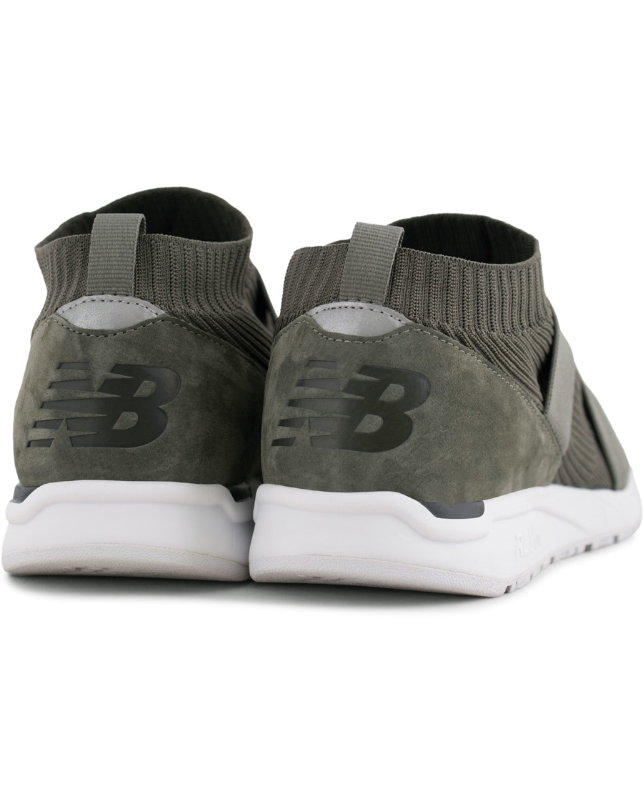 Herre | New Balance 247 Sock Running Sneaker Khaki Green | New Balance | 247 Sock Running Sneaker Khaki Green