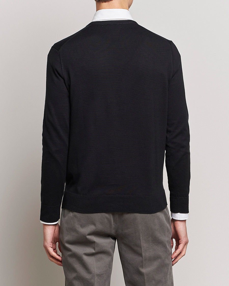 Herre | Gensere | Polo Ralph Lauren | Pima Cotton Crew Neck Pullover Polo Black