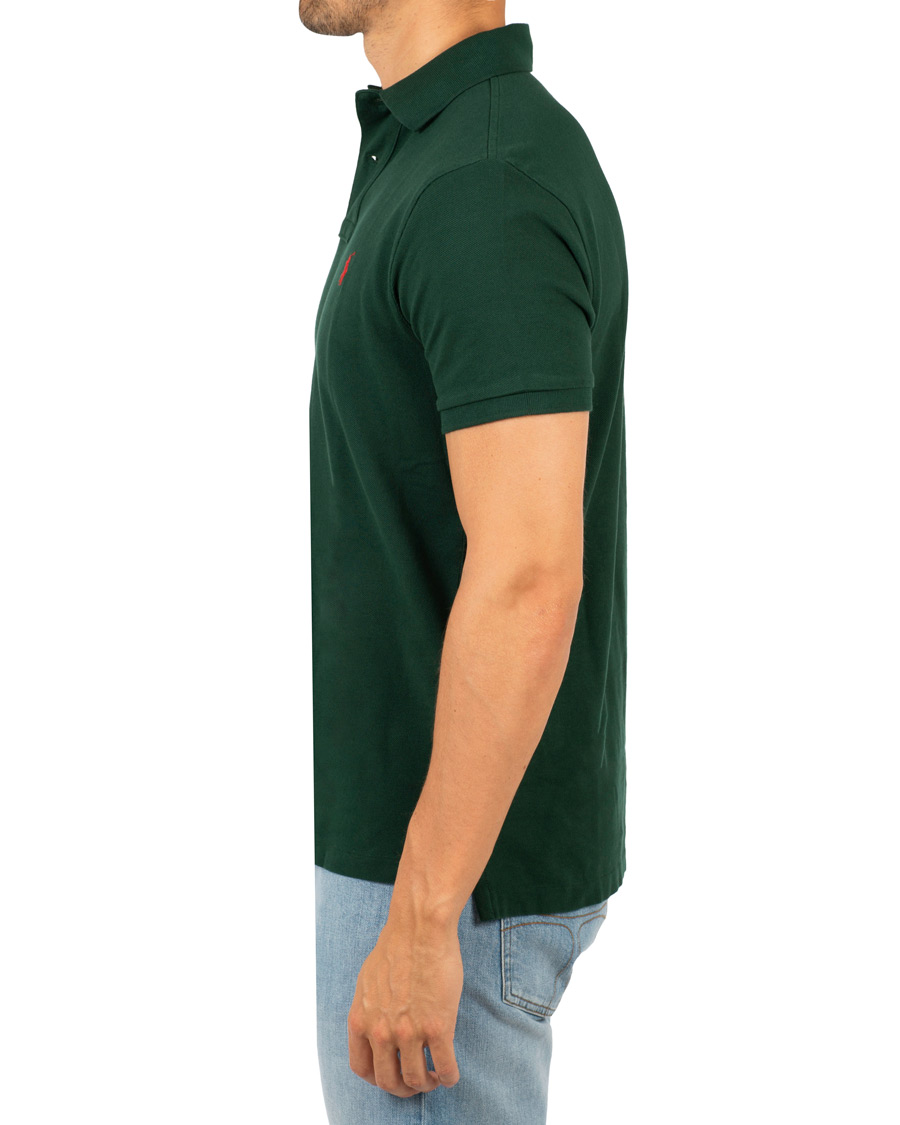 Herre | Pikéer | Polo Ralph Lauren | Custom Slim Fit Polo College Green