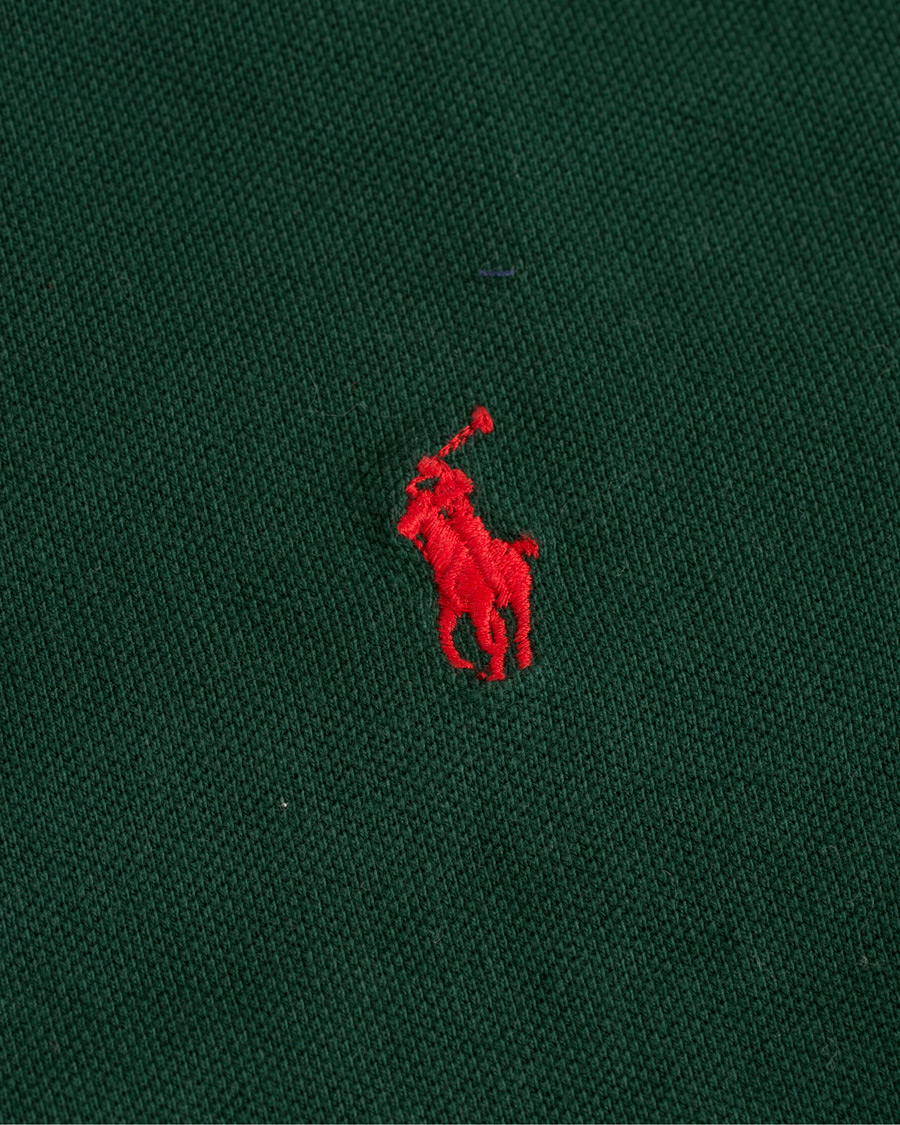 Herre | Pikéer | Polo Ralph Lauren | Custom Slim Fit Polo College Green