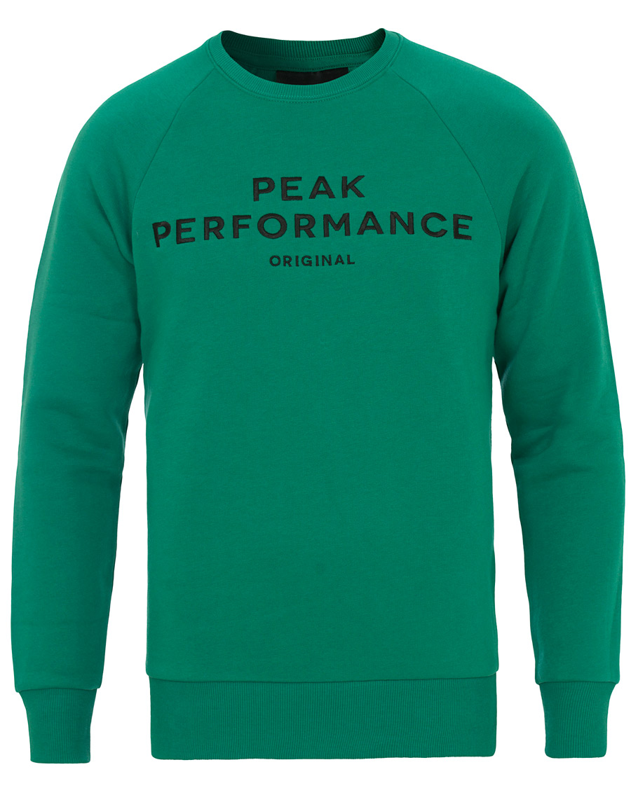 Herre | Gensere | Peak Performance | M Logo Crew Neck Sweatshirt Shady Green
