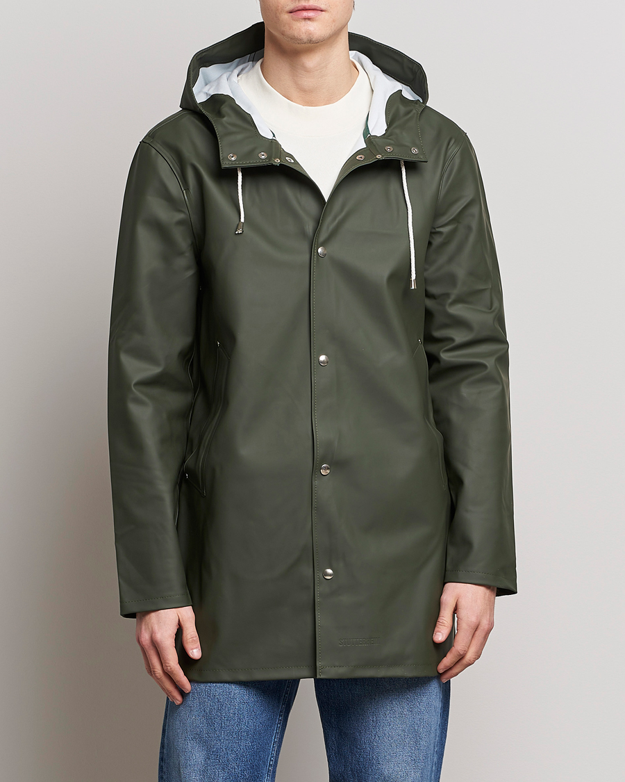 Herre | Klær | Stutterheim | Stockholm Raincoat Green