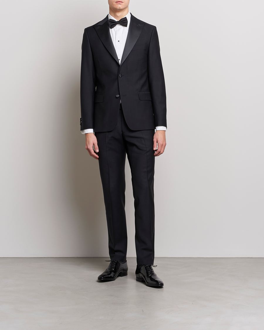 Herre | Dressjakker | Oscar Jacobson | Elder Tuxedo Blazer Black