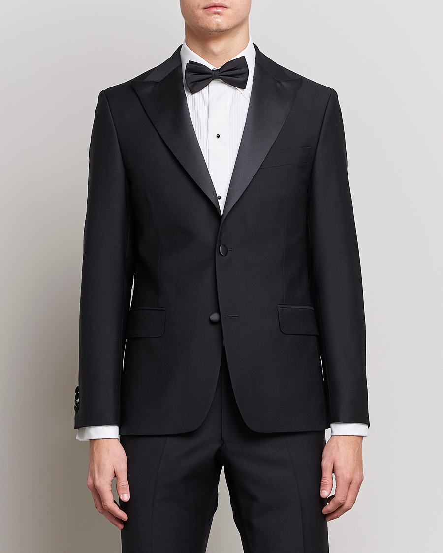 Herre | Dressjakker | Oscar Jacobson | Elder Tuxedo Blazer Black