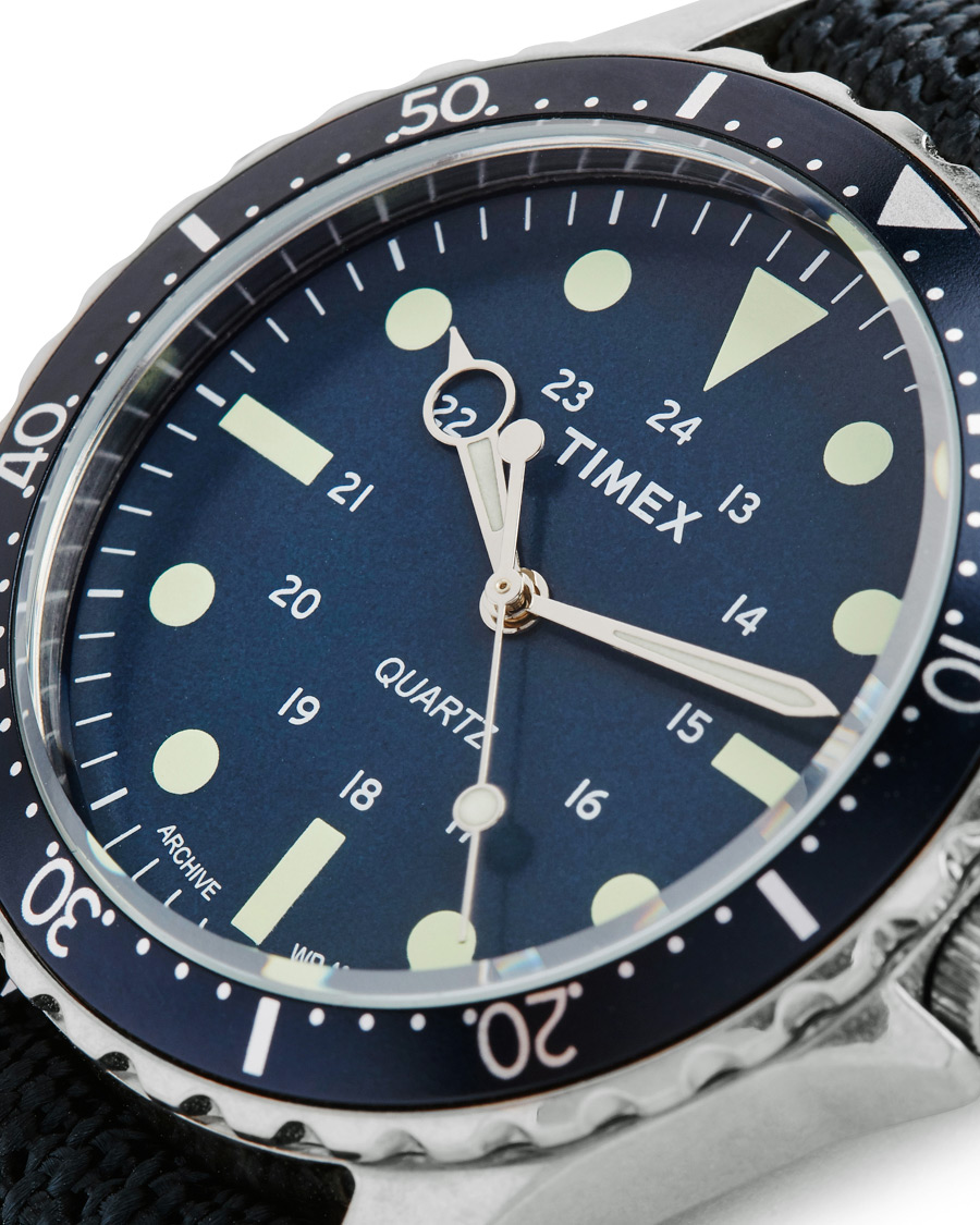 Herre | Timex Navi Harbor Steel/Blue Dial | Timex | Navi Harbor Steel/Blue Dial