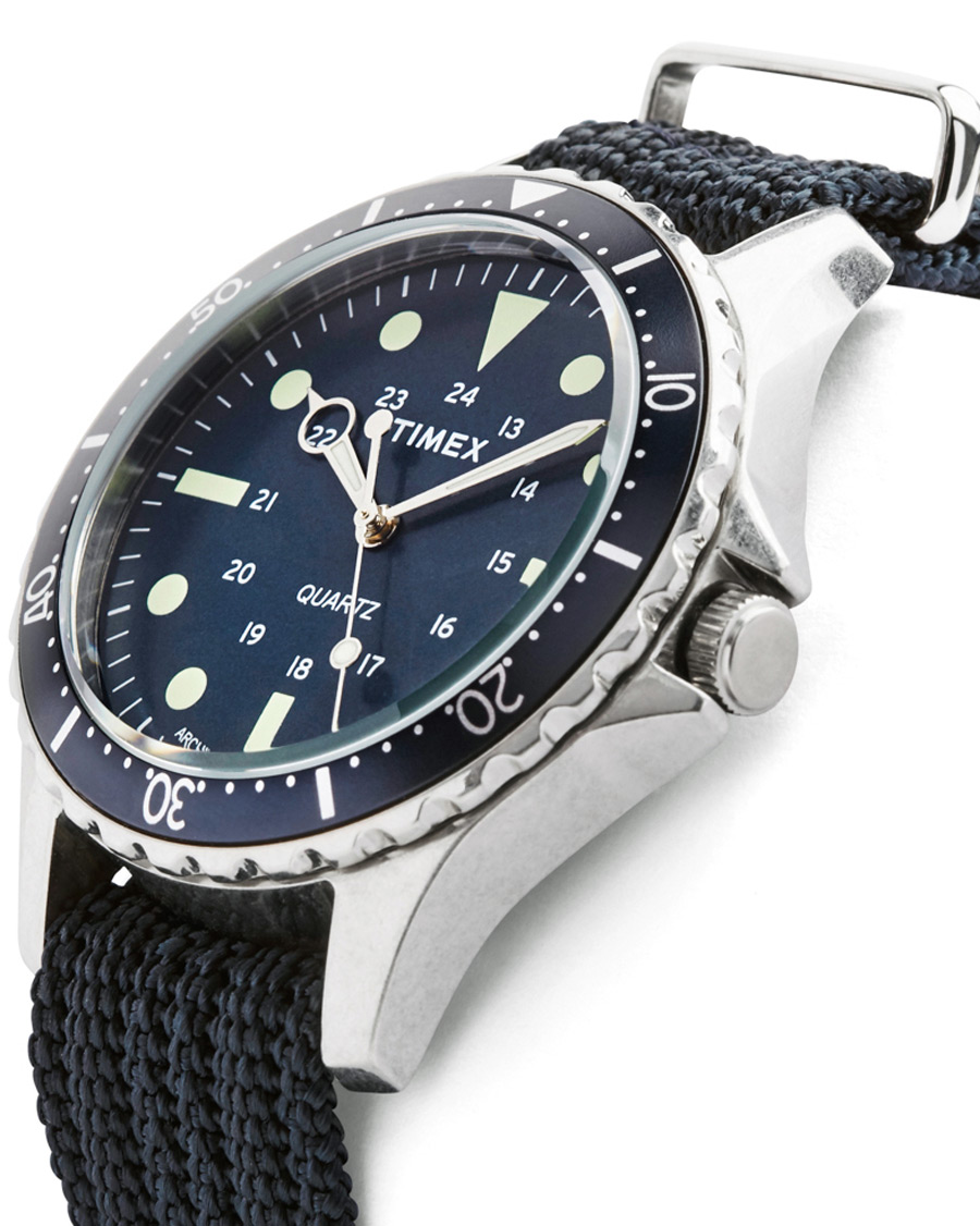 Herre | Timex Navi Harbor Steel/Blue Dial | Timex | Navi Harbor Steel/Blue Dial