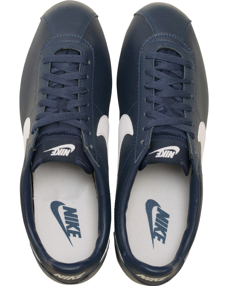 Herre | Nike Classic Cortez Leather Sneaker Blue | Nike | Classic Cortez Leather Sneaker Blue