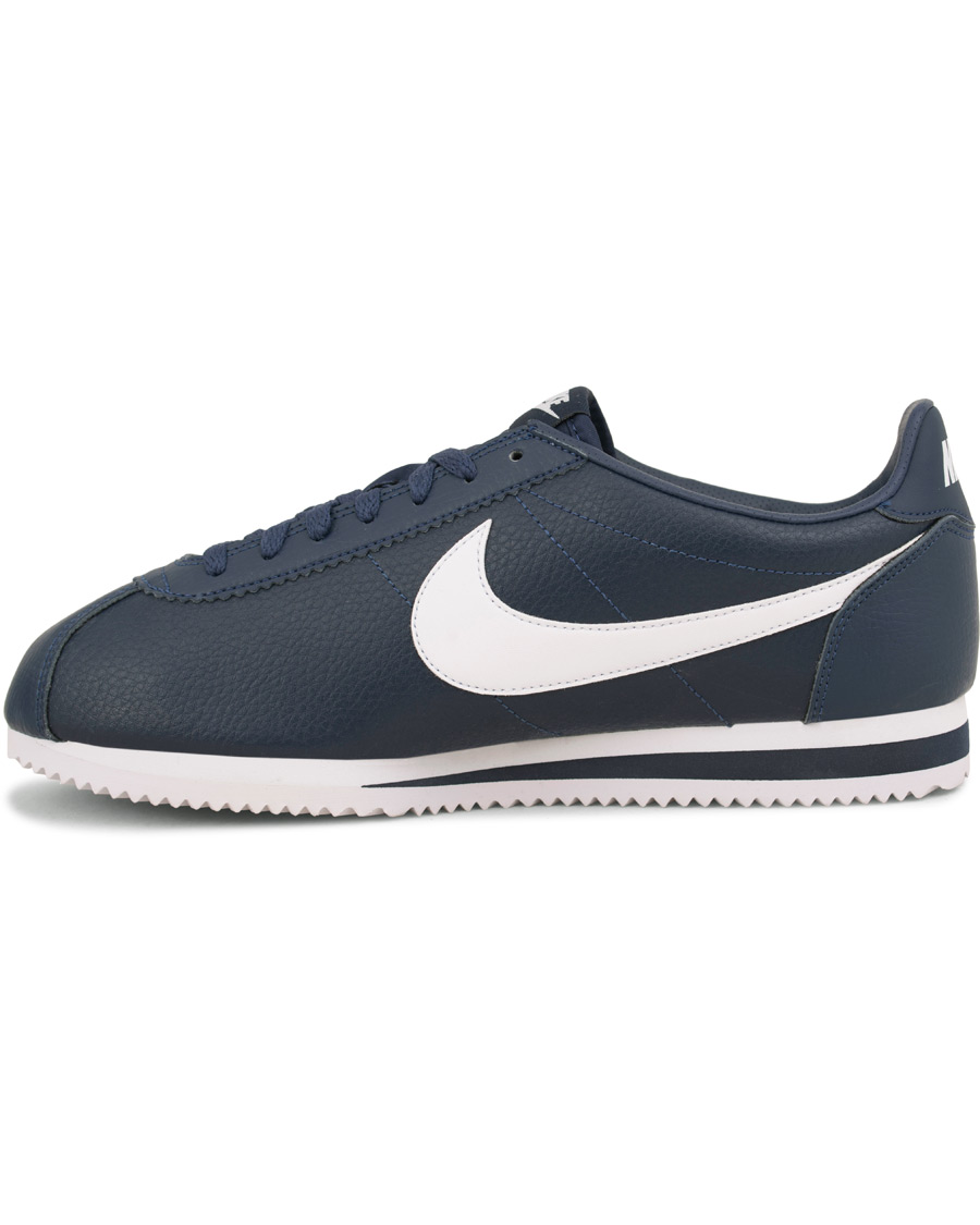 Herre | Nike Classic Cortez Leather Sneaker Blue | Nike | Classic Cortez Leather Sneaker Blue