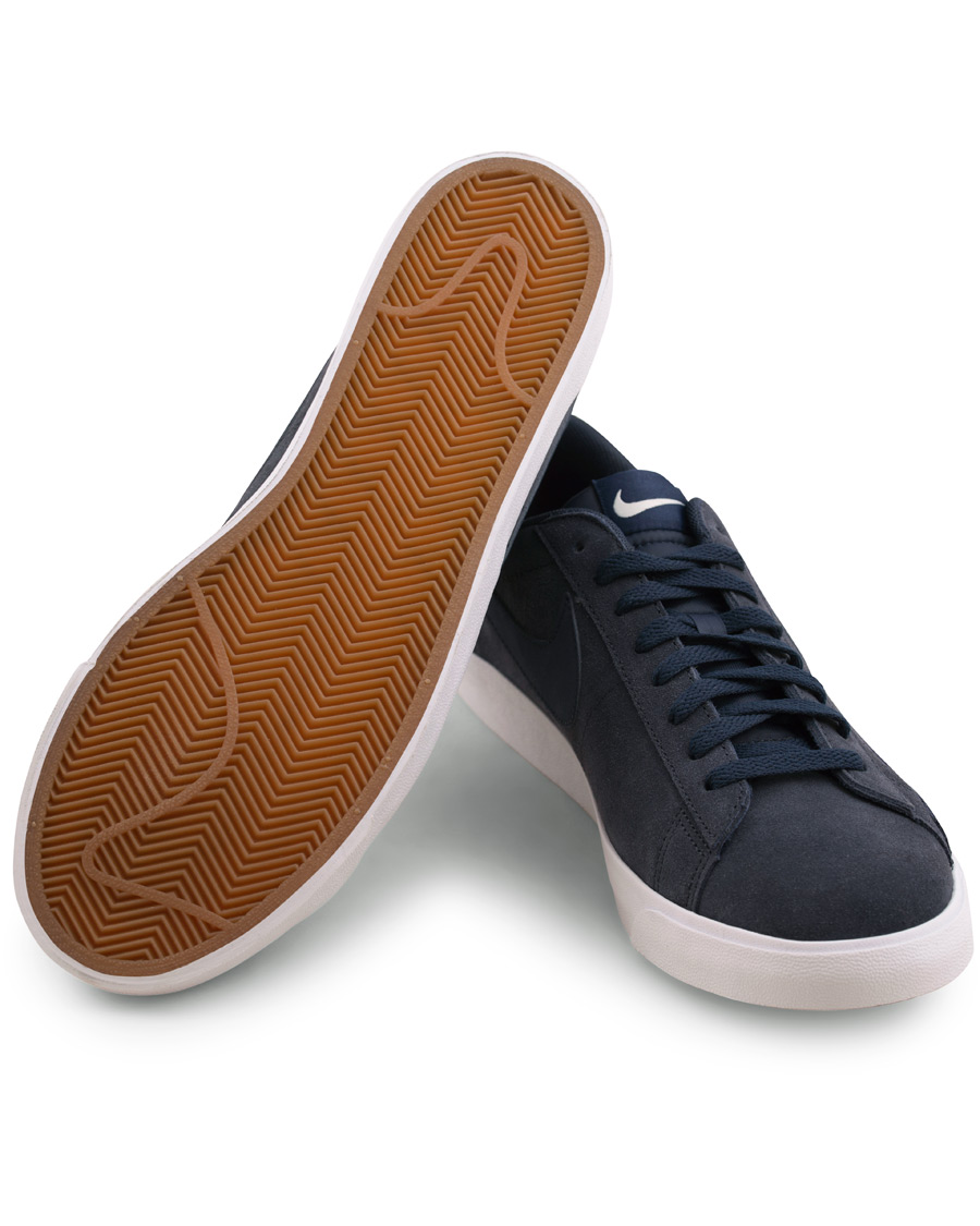 Herre | Nike Blazer Low Suede Sneaker Navy | Nike | Blazer Low Suede Sneaker Navy