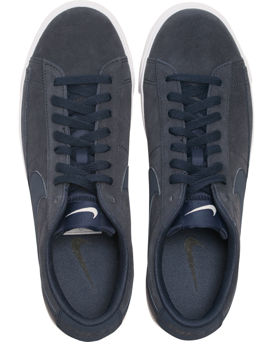 Herre | Nike Blazer Low Suede Sneaker Navy | Nike | Blazer Low Suede Sneaker Navy