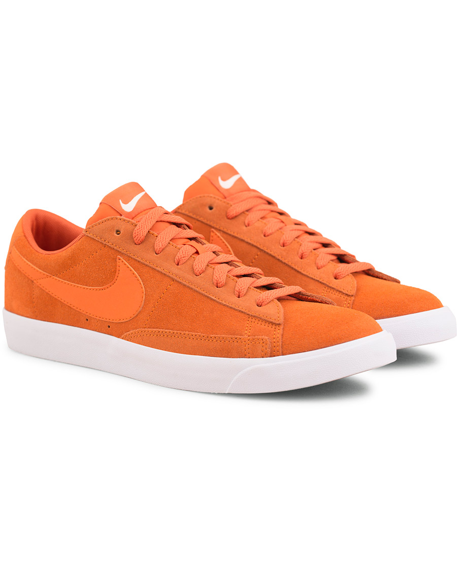 Herre | Nike Blazer Low Suede Sneaker Campfire Orange | Nike | Blazer Low Suede Sneaker Campfire Orange