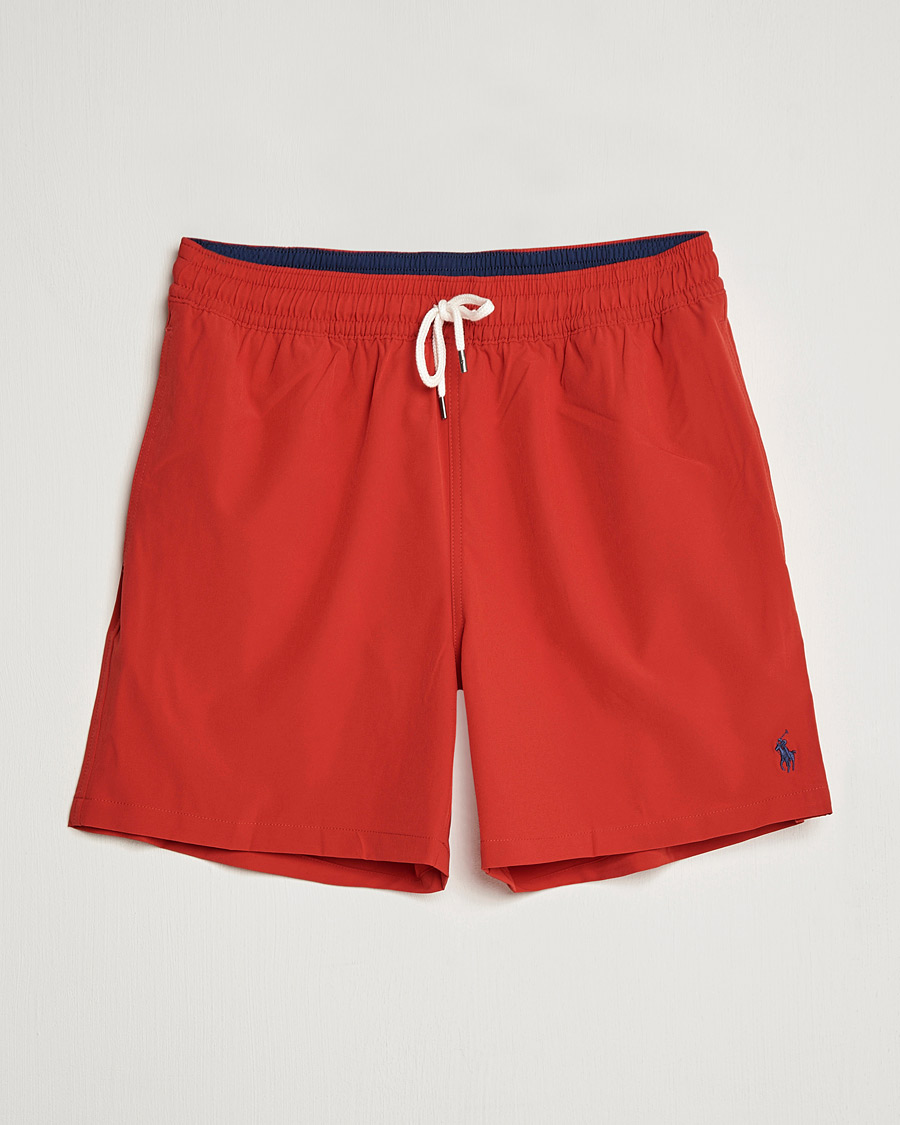 Herre | Badeshorts | Polo Ralph Lauren | Traveler Boxer Swim Shorts RL Red