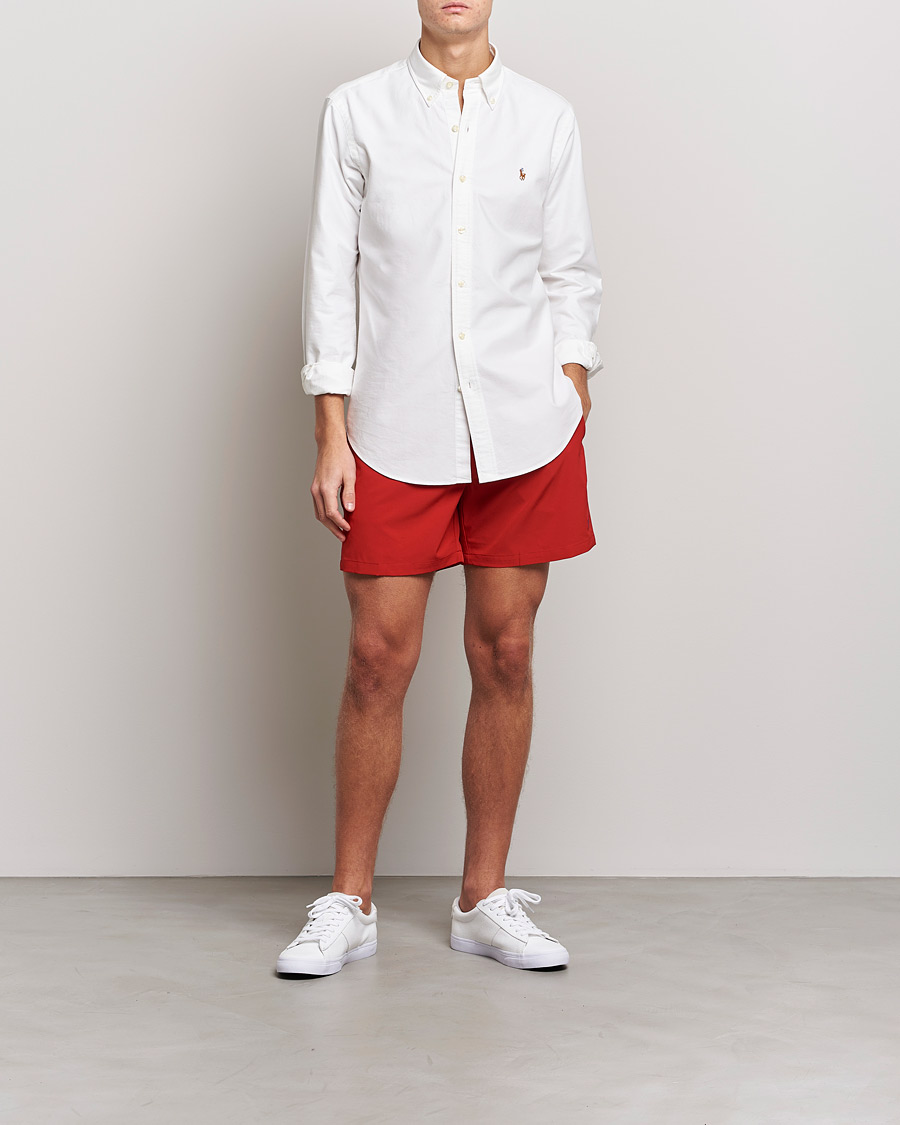 Herre | Badeshorts | Polo Ralph Lauren | Traveler Boxer Swim Shorts RL Red