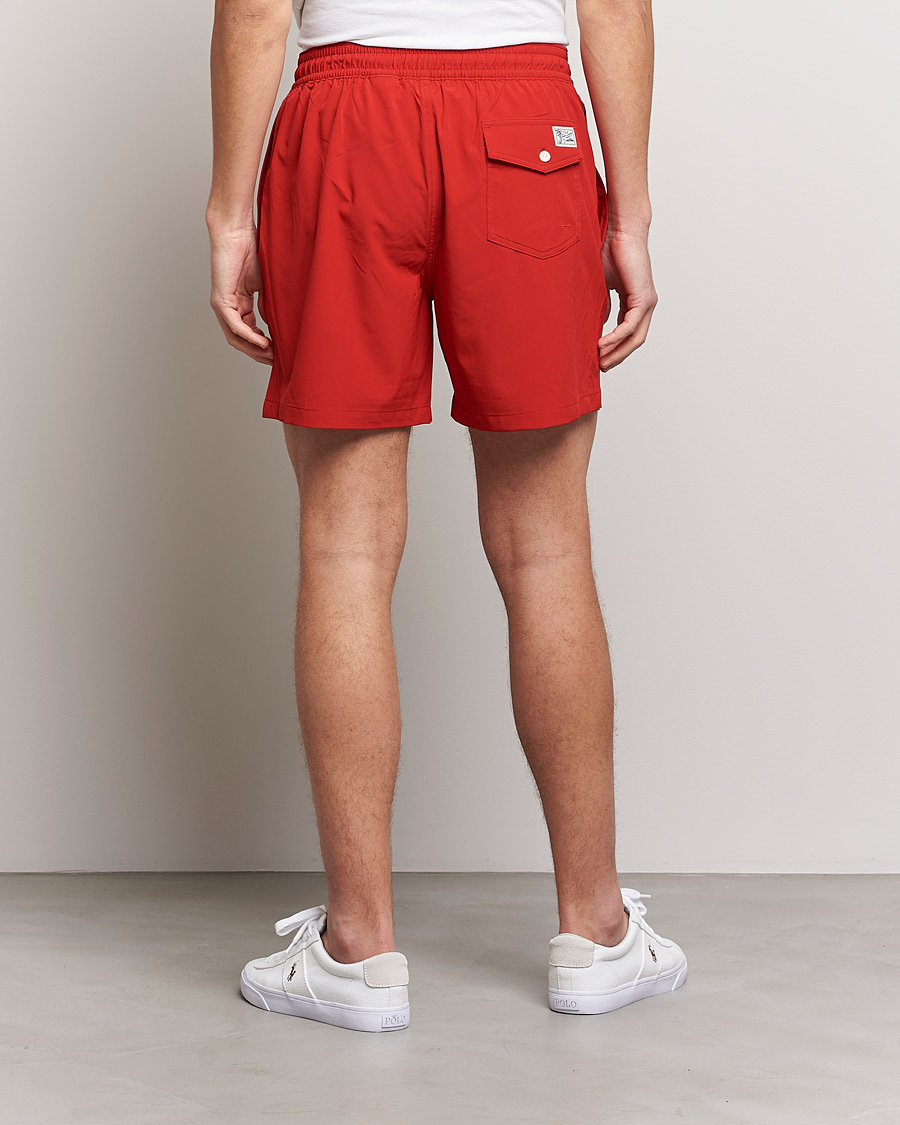 Herre | Badeshorts | Polo Ralph Lauren | Traveler Boxer Swim Shorts RL Red