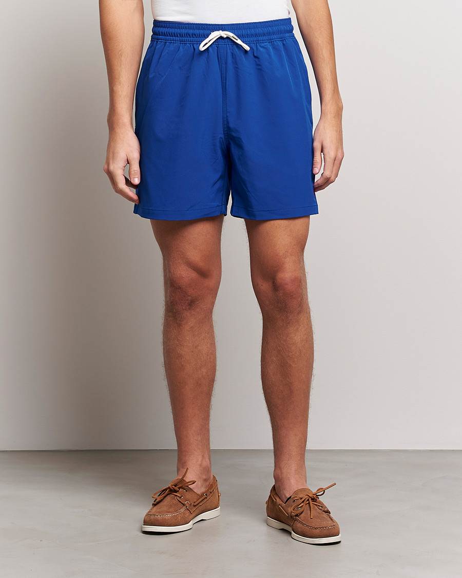 Herre | Badeshorts med snøring | Polo Ralph Lauren | Traveler Boxer Swim Shorts Rugby Royal