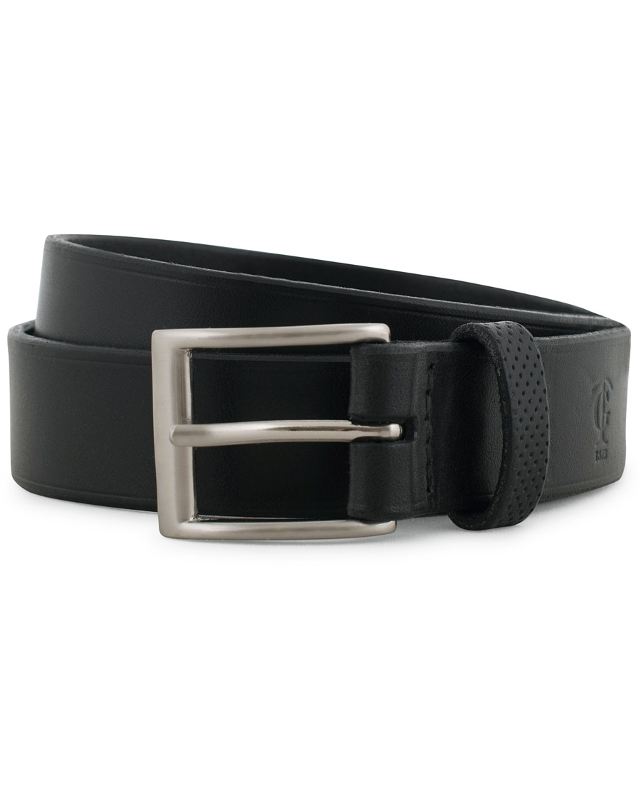 Herre | Tärnsjö Garveri Leather Belt 3cm Black | Tärnsjö Garveri | Leather Belt 3cm Black
