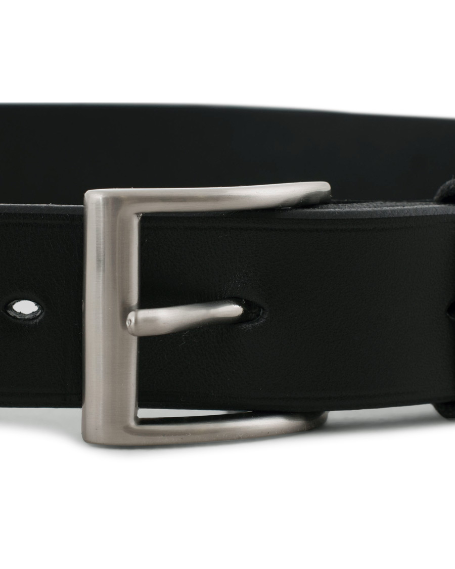 Herre | Tärnsjö Garveri Leather Belt 3cm Black | Tärnsjö Garveri | Leather Belt 3cm Black