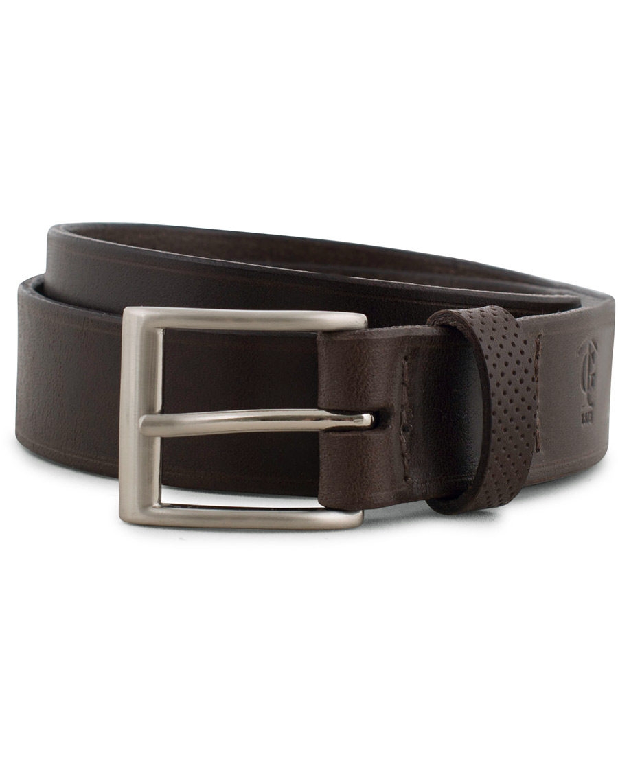 Herre | Tärnsjö Garveri Leather Belt 3cm Dark Brown | Tärnsjö Garveri | Leather Belt 3cm Dark Brown