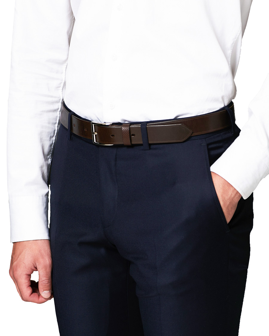 Herre | Tärnsjö Garveri Leather Belt 3cm Dark Brown | Tärnsjö Garveri | Leather Belt 3cm Dark Brown