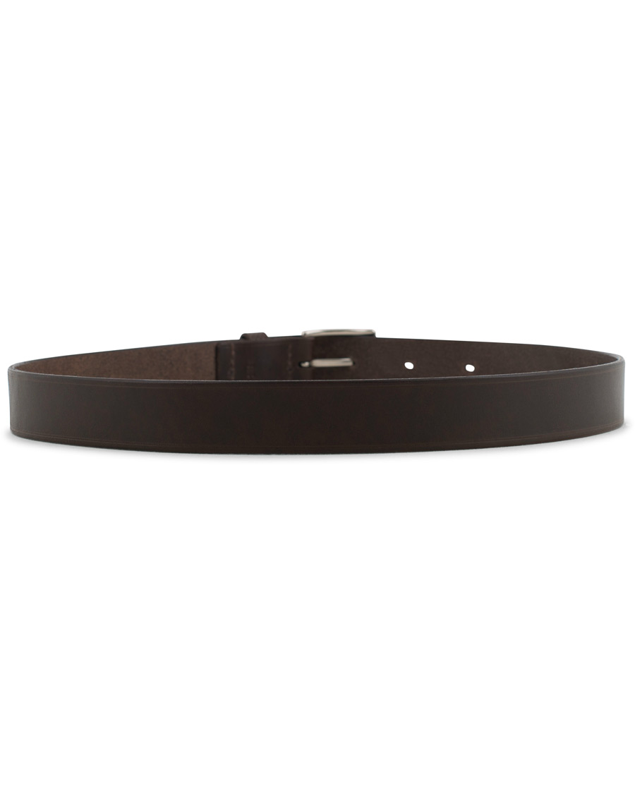 Herre | Tärnsjö Garveri Leather Belt 3cm Dark Brown | Tärnsjö Garveri | Leather Belt 3cm Dark Brown