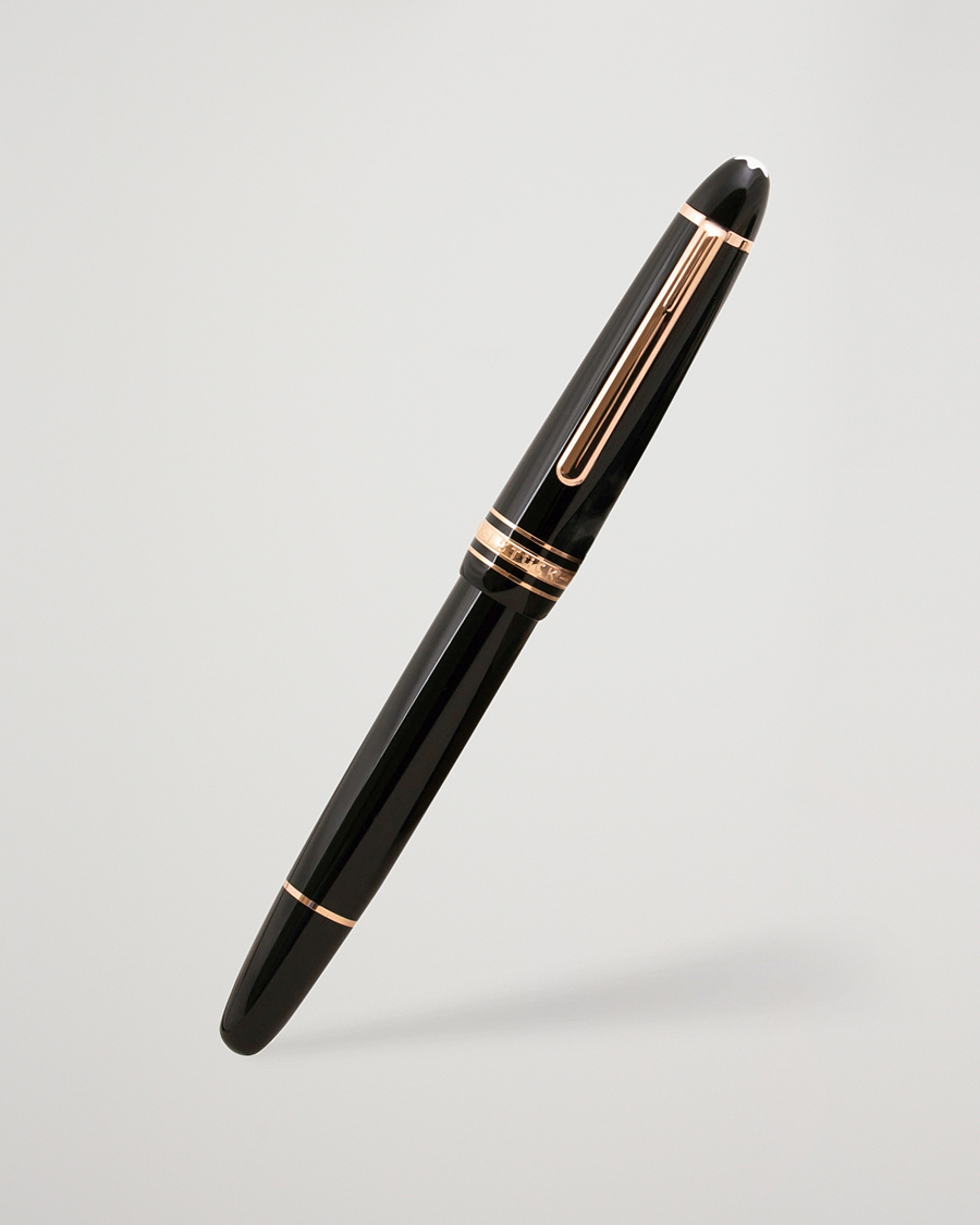 Herre | Penner | Montblanc | 162 Meisterstück Rollerball LeGrand Pen Black/Red Gold