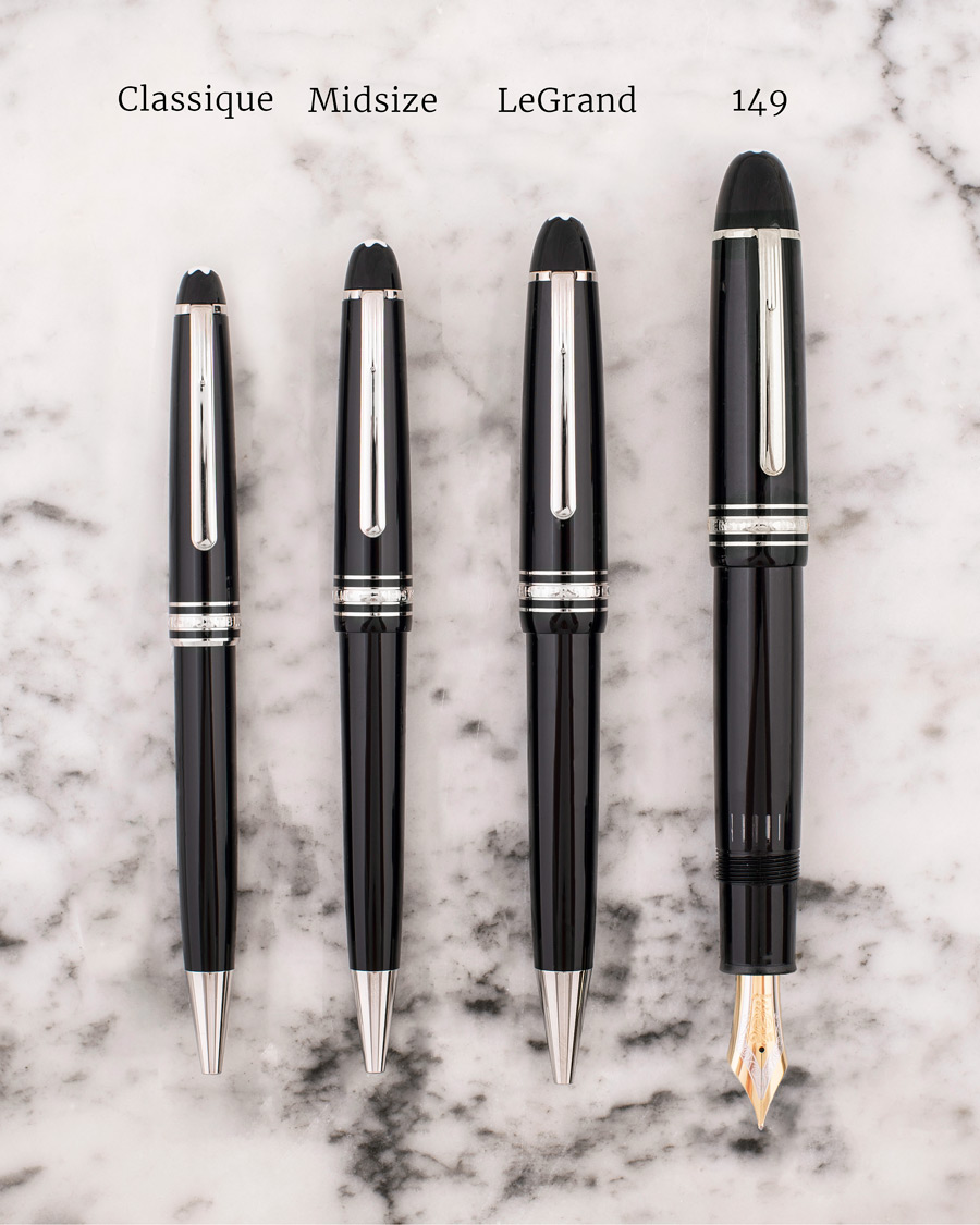 Herre | Montblanc 162 Meisterstück Rollerball LeGrand Pen Platinum Line | Montblanc | 162 Meisterstück Rollerball LeGrand Pen Platinum Line